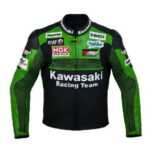Kawasaki Motorbike Racing Leather Jacket