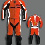 SUZUKI Motorcycle Sport Leather Suit BSM 2775