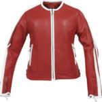 Women Motorbike Sport Leather Jacket
