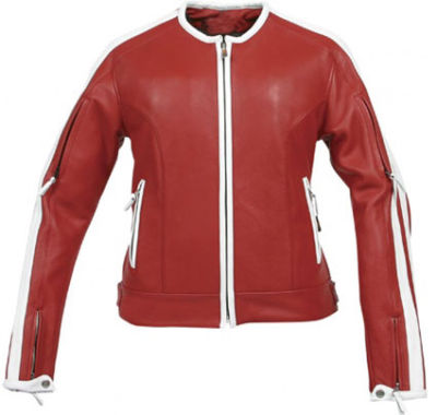 Women Motorbike Sport Leather Jacket