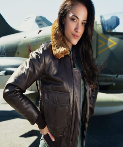 Women G1 Brown Leather Jacket