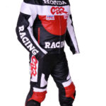 HONDA Motorbike Racing Leather Suit BSM 2961