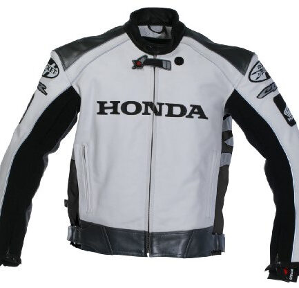 HONDA Motorbike Sprort Men Leather Jacket