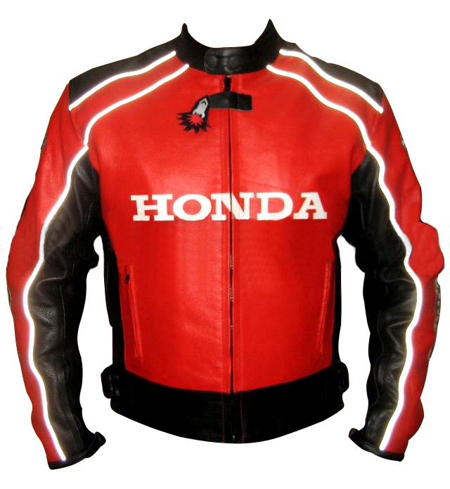 15 HONDA Motorbike Leather Jacket