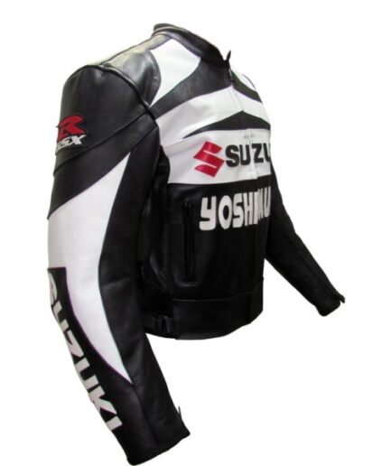 Suzuki Branded Men Motocycle Leather Jacket