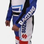 SUZUKI GSXR Motorcycle Men Leather Suit