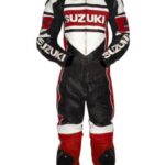 SUZUKI Motorcycle Branded Leather Suit BSM 2764