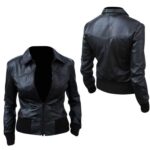 Ladies Motorbike Sport Leather Jacket