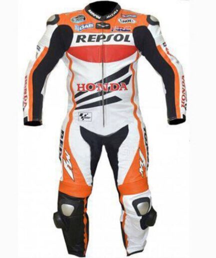 HONDA Repsol Motorbike Raceing Leather Suit