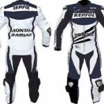 HONDA Repsol Motorcycle Men Leather Suit