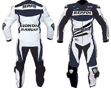 HONDA Repsol Motorcycle Men Leather Suit