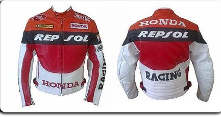 HONDA Repsol Motorbike Racing Leather Jacket