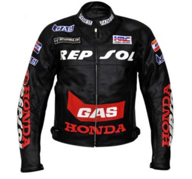 HONDA Repsol GAS Motorbike Leather Jacket