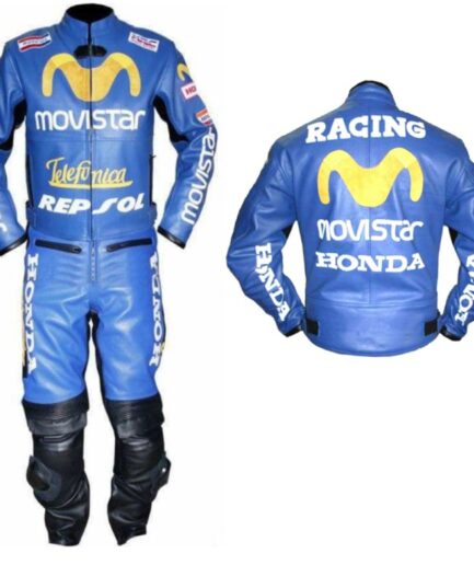 HONDA Repsol Motorbike Racing Leather Suit BSM 2970