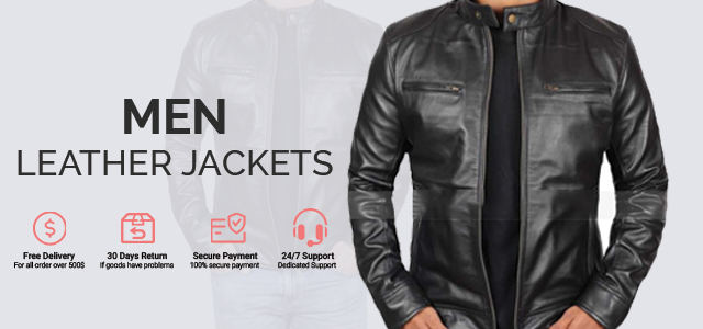 4 Men Leather Jackets