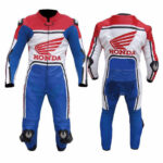 HONDA Motorcycle Racing Leather Suit BSM 2977