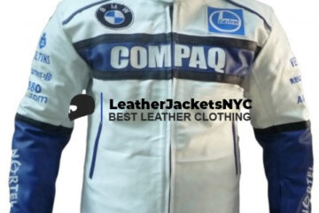 BMW COMPAQ Motorcycle Leather Jacket