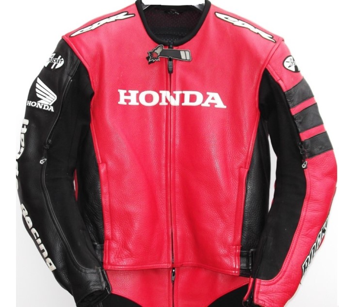 5-1 HONDA Motorbike Leather Jacket BMJ2939