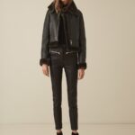 Women Black Shearling Jacket