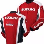 Suzuki GSXR Motorbike Leather Jacket