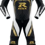 SUZUKI Motorbike Branded Sport Leather Suit