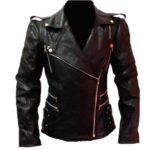 Women Motorbike Sport Leather Jacket