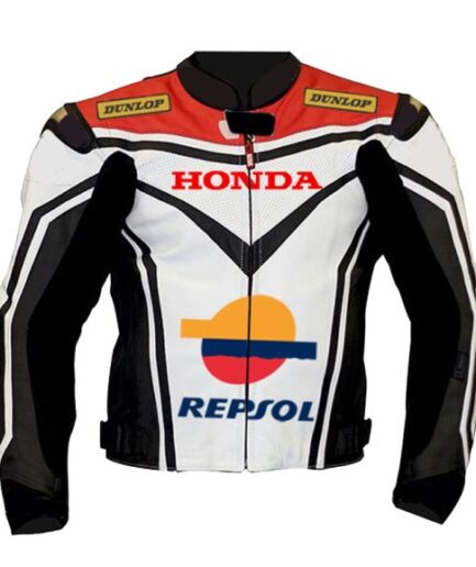 HONDA Repsol Motorcycle Racing Leather Jacket