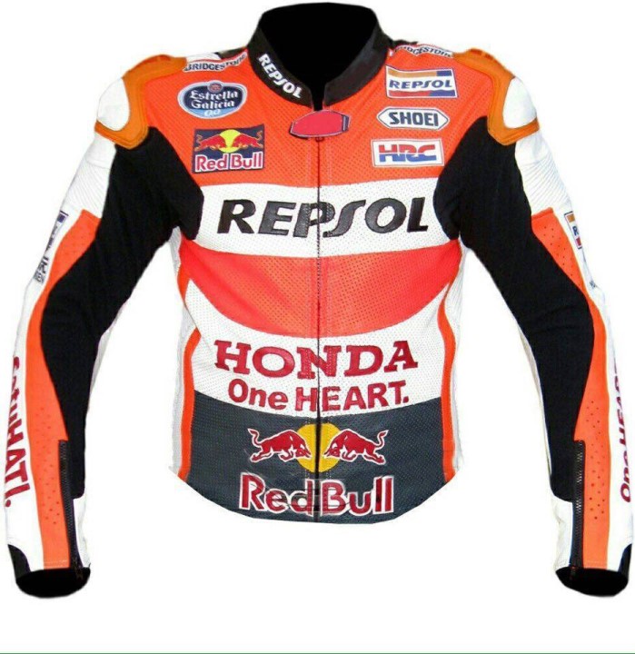 78 HONDA Repsol Motorbike Leather Jacket