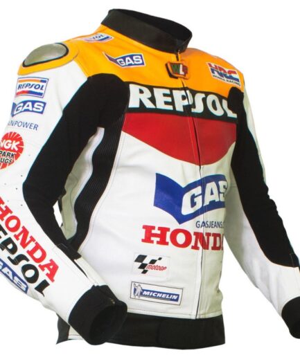 HONDA Repsol Motorbike Racing Leather Jacket