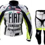 YAMAHA FIAT Motorbike Men Leather Suit