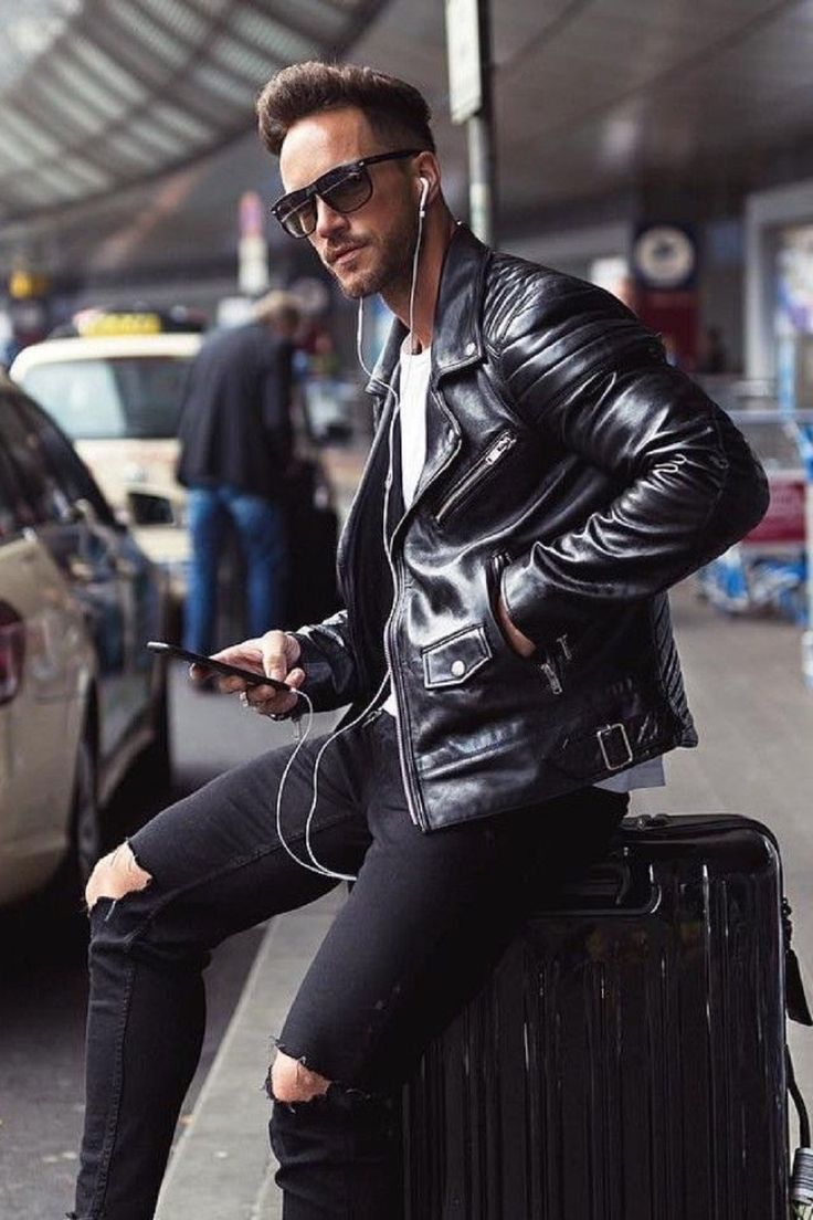 Timeless Leather Jacket Style