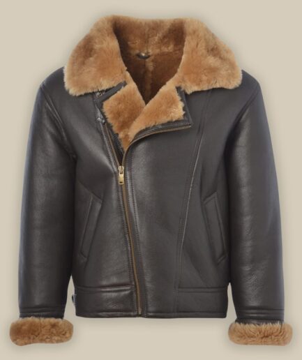 Men B3 Bomber Shearling Jacket