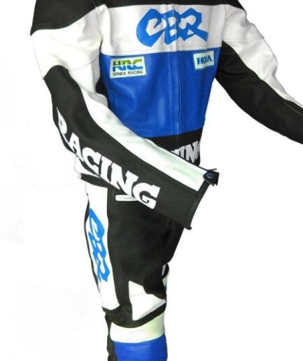 HONDA Motorbike Men Leather Suit BSM 2964