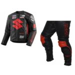 SUZUKI Motorcycle Sport Leather Suit BSM 2767
