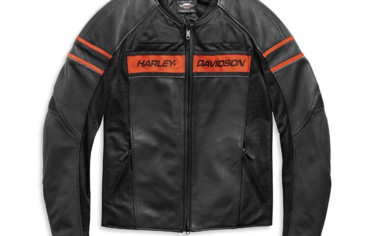 men's h-d brawler leather jacket