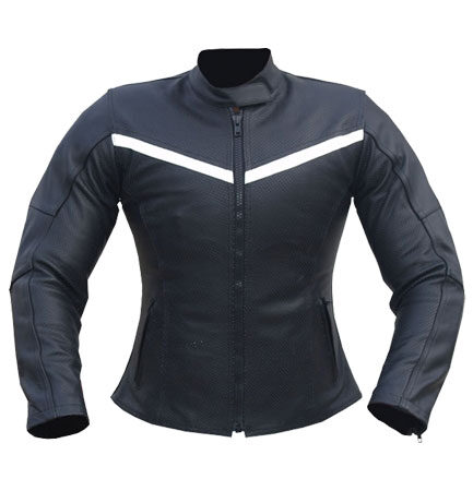 Airwoman Ladies Motorbike Leather Jacket