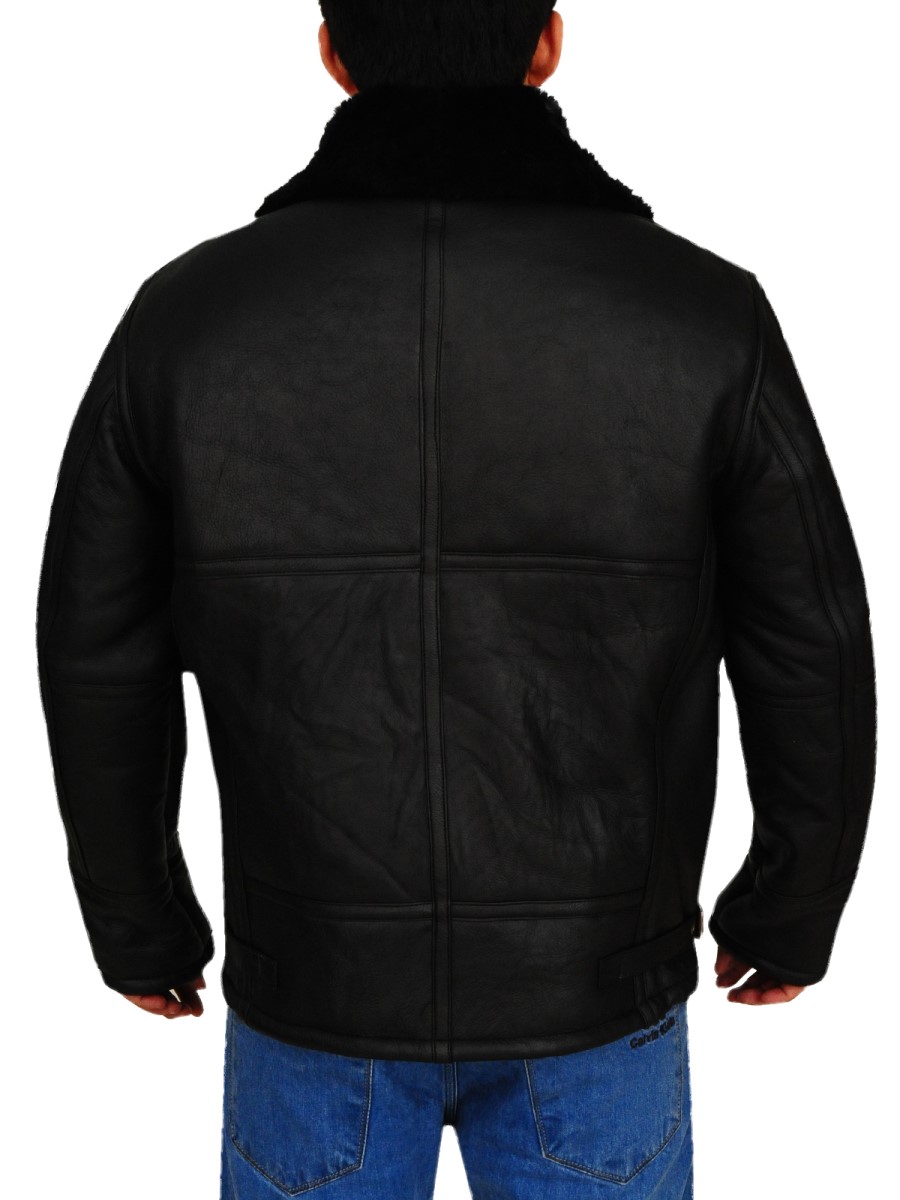 B3-aviator-bomber-black-sheepskin-shearling-leather-jacket-men