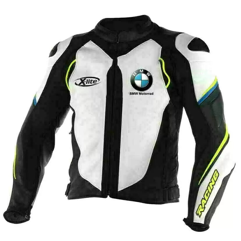 BMW Motorcycle Blue Leather Racing Jacket BMW Motorcycle Blue Leather Racing Jacket