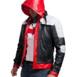 Batman Arkham Knight Motorbike Leather Jacket