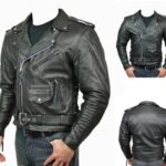 Classic Motorbike Leather Jacket