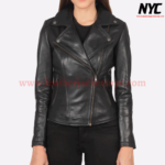 Flashback Black Biker Leather Jacket