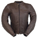 Brown Motorbike Leather Jacket