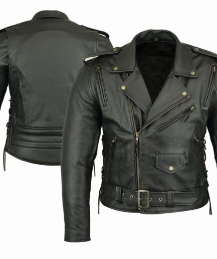 Grit Motorbike Leather Jacket