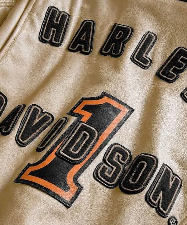 Harley Davidson Men’s High-Quality Racing Leather Jacket 02