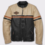 Harley Davidson Men’s High-Quality Motorbike Racing Leather Jacket