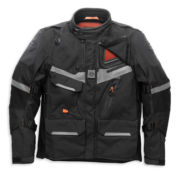 Harley-Davidson Men's Passage Adventure Functional Black Jacket Harley-Davidson Men's Passage Adventure Functional Black Jacket
