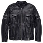 Harley-Davidson Men's Triple Vent System Wick Twister Leather Jacket