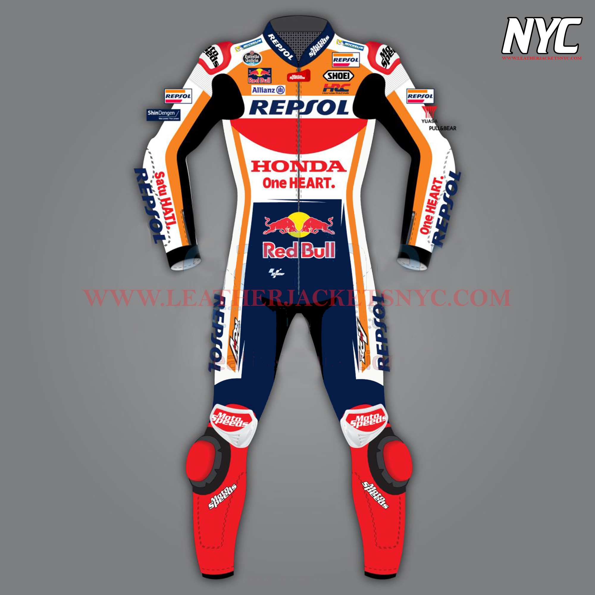 Honda Motorcycle Leather Marc Marquez MotoGP Suit 2022 Honda Motorcycle Leather Marc Marquez MotoGP Suit 2022