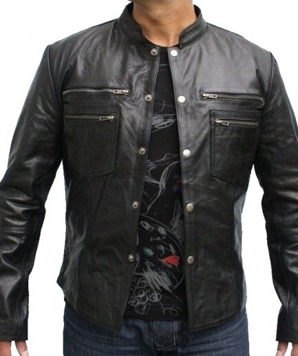 Hunter Motorbike Leather Jacket
