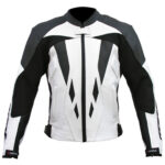 Women Motorcycle Racing Leather Jacket